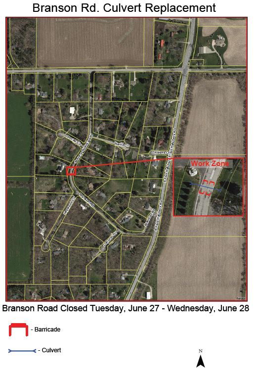 Branson Road 2023 Closure