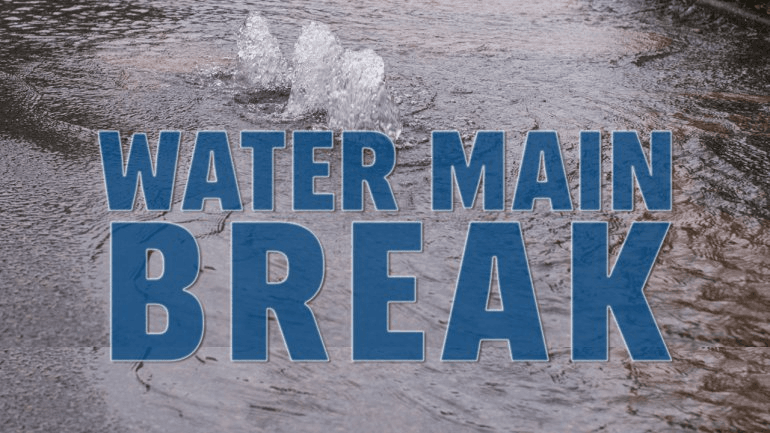 water main break