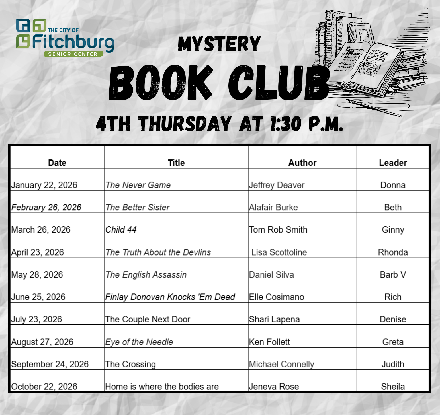 Mystery Book Club