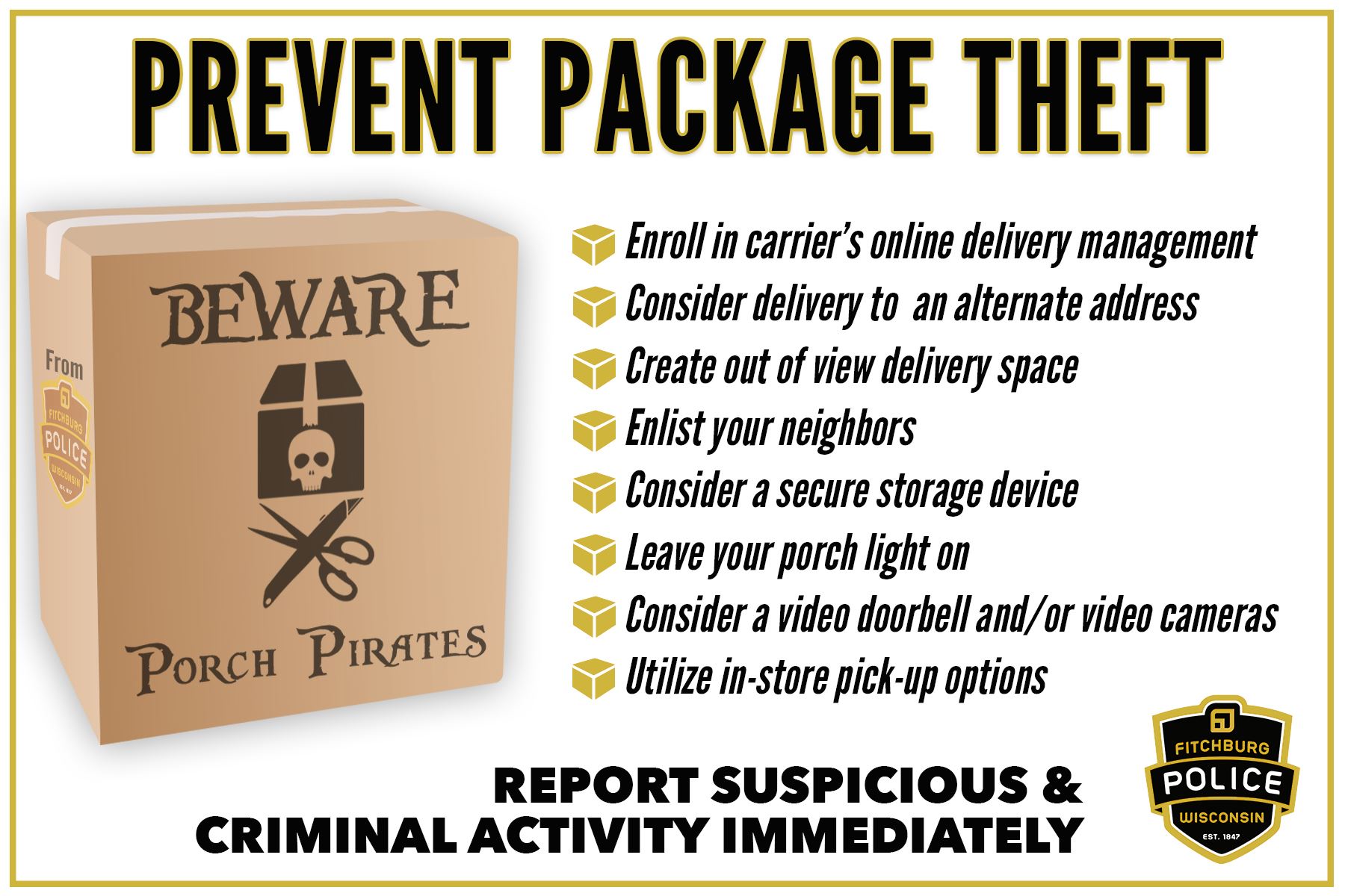 package theft prevention